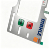 Industrial Tactile Flat Type Membrane Switch With LCD Display Window, MAHLE Equipment Control Keypad