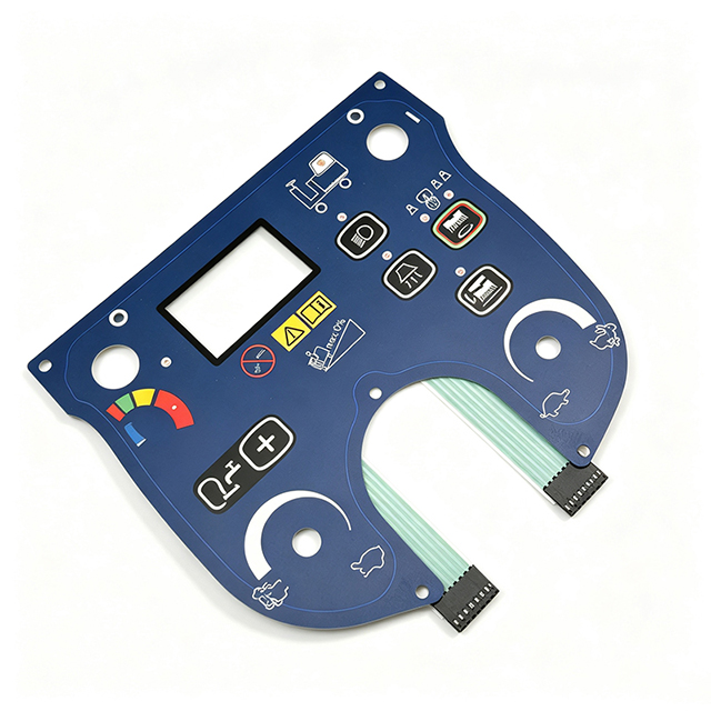 Floor Scrubber Machine Custom Shaped Tactile Membrane Switch
