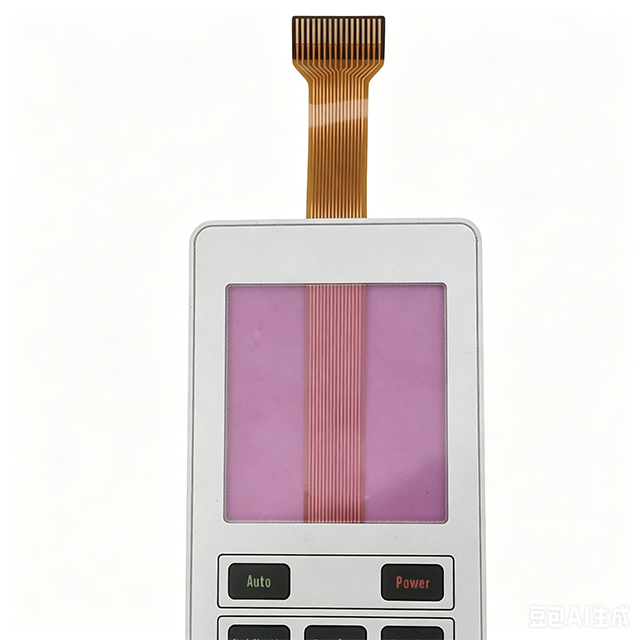 FPC Integrated Tactile Membrane Switch With LCD Display Window, Massage Chair Remote Control Keypad