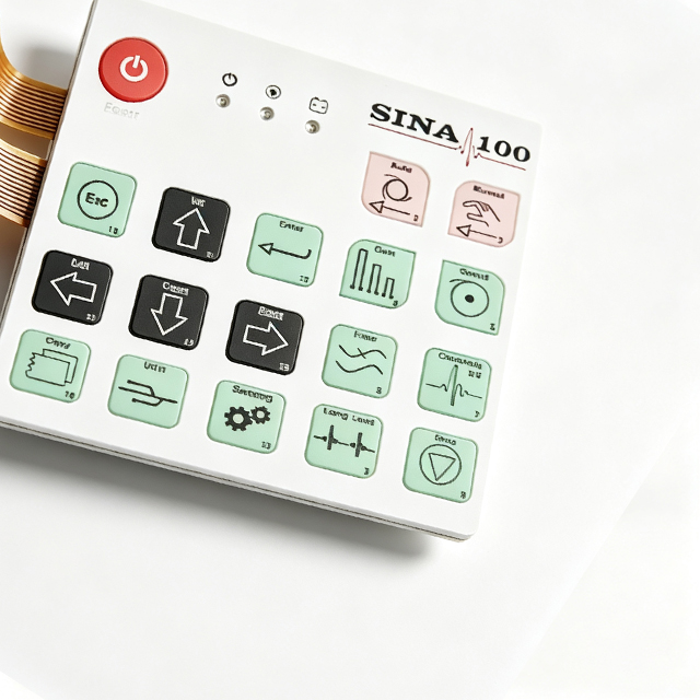 SINA 100 Medical Equipment Tactile Membrane Keypad