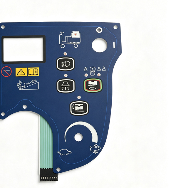 Floor Scrubber Machine Custom Shaped Tactile Membrane Switch