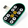 Oval Tactile Flat Type Membrane Switch, Lifting Equipment Controller Keypad