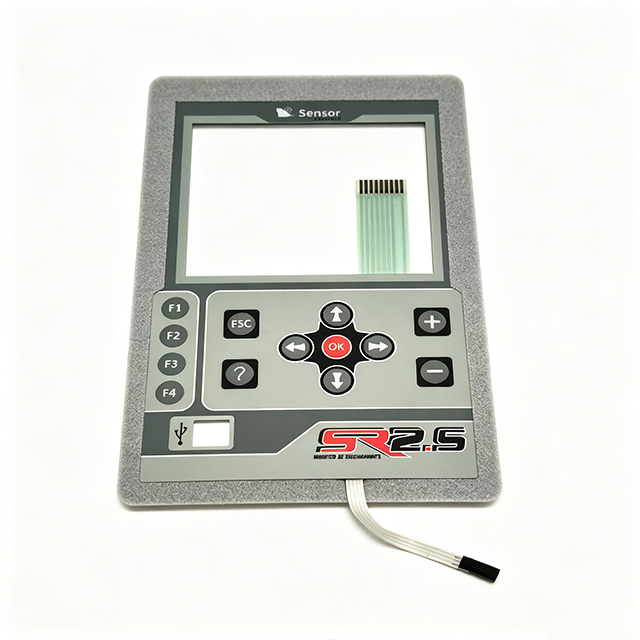 SR2.5 Industrial Controller Tactile Membrane Switch
