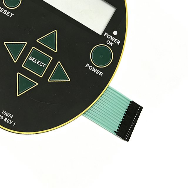 LITE CHECK Oval Shaped Controller Tactile Membrane Switch