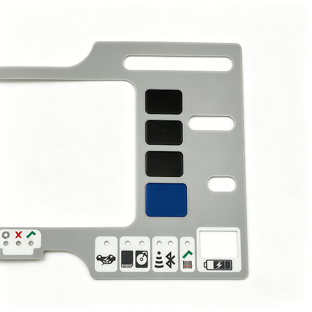 Industrial Tactile Flat Type Membrane Switch With LCD Display Window, MAHLE Equipment Control Keypad