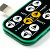 Oval Tactile Flat Type Membrane Switch, Lifting Equipment Controller Keypad