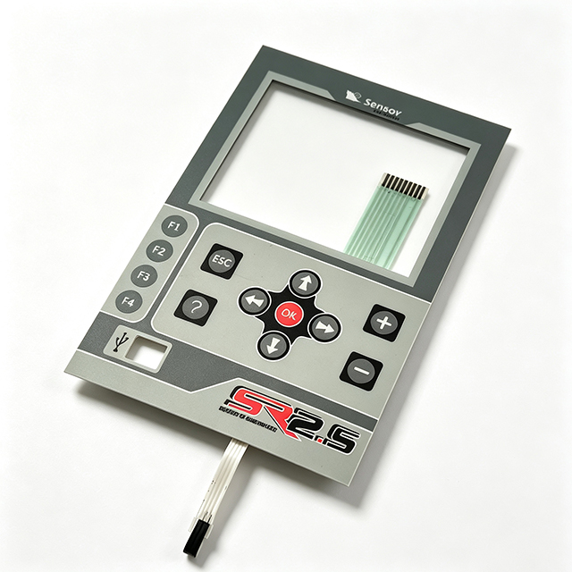 SR2.5 Industrial Controller Tactile Membrane Switch