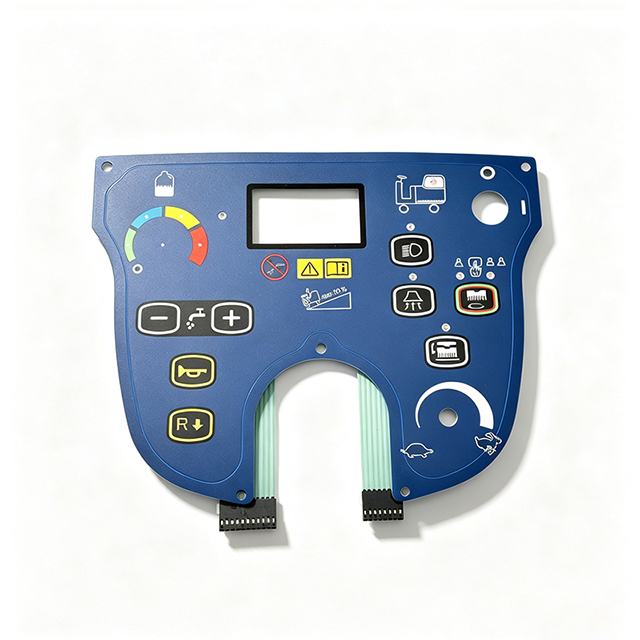 Floor Scrubber Machine Custom Shaped Tactile Membrane Switch