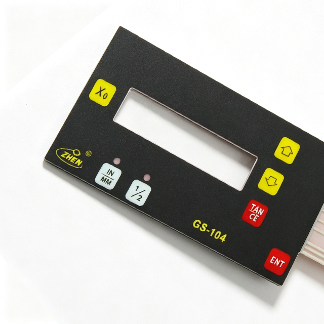 GS 104 Tactile Membrane Switch With LCD Display Window