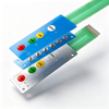 Long Strip Tactile Flat Type Membrane Switch, Split Structure Equipment Control Keypad
