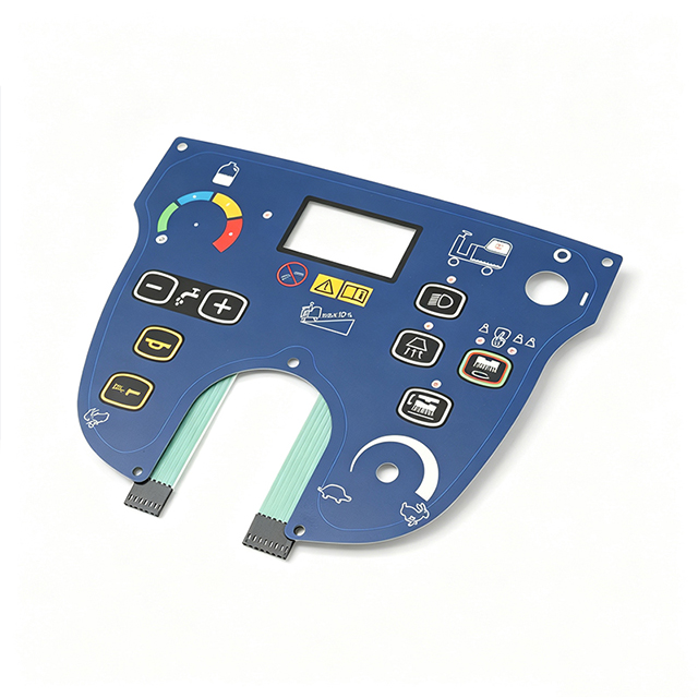 Floor Scrubber Machine Custom Shaped Tactile Membrane Switch