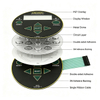 LITE CHECK Oval Shaped Controller Tactile Membrane Switch