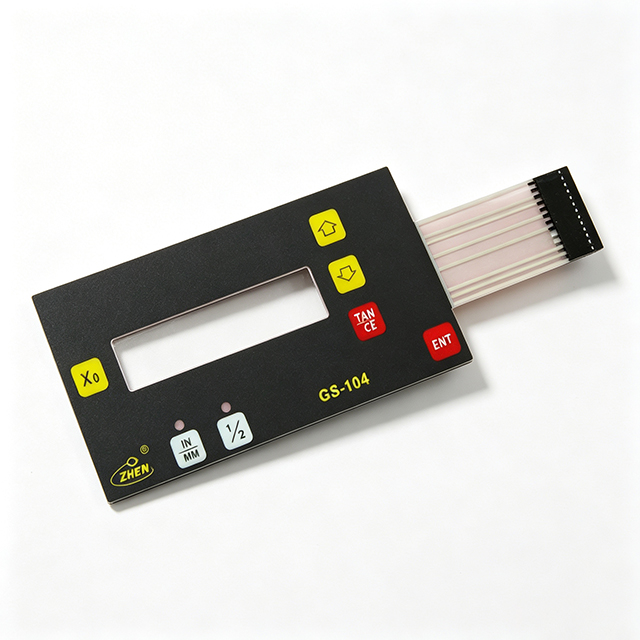 GS 104 Tactile Membrane Switch With LCD Display Window